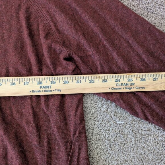 Northern Isles Red Brown Sweater Silk Cashmere Blend XL - Picture 6 of 11